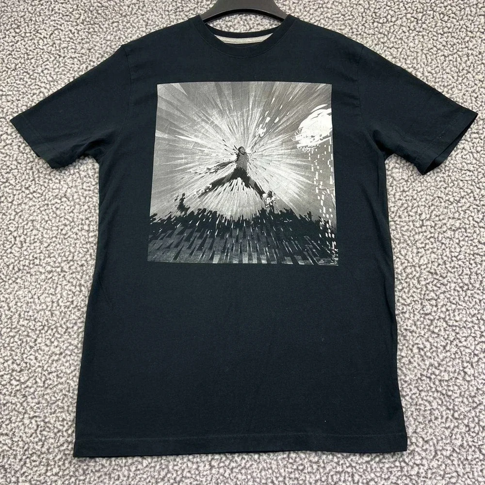 Air Jordan Shirt Men‎ Large Black Jumpman Short Sleeve Crew Neck Cotton New L